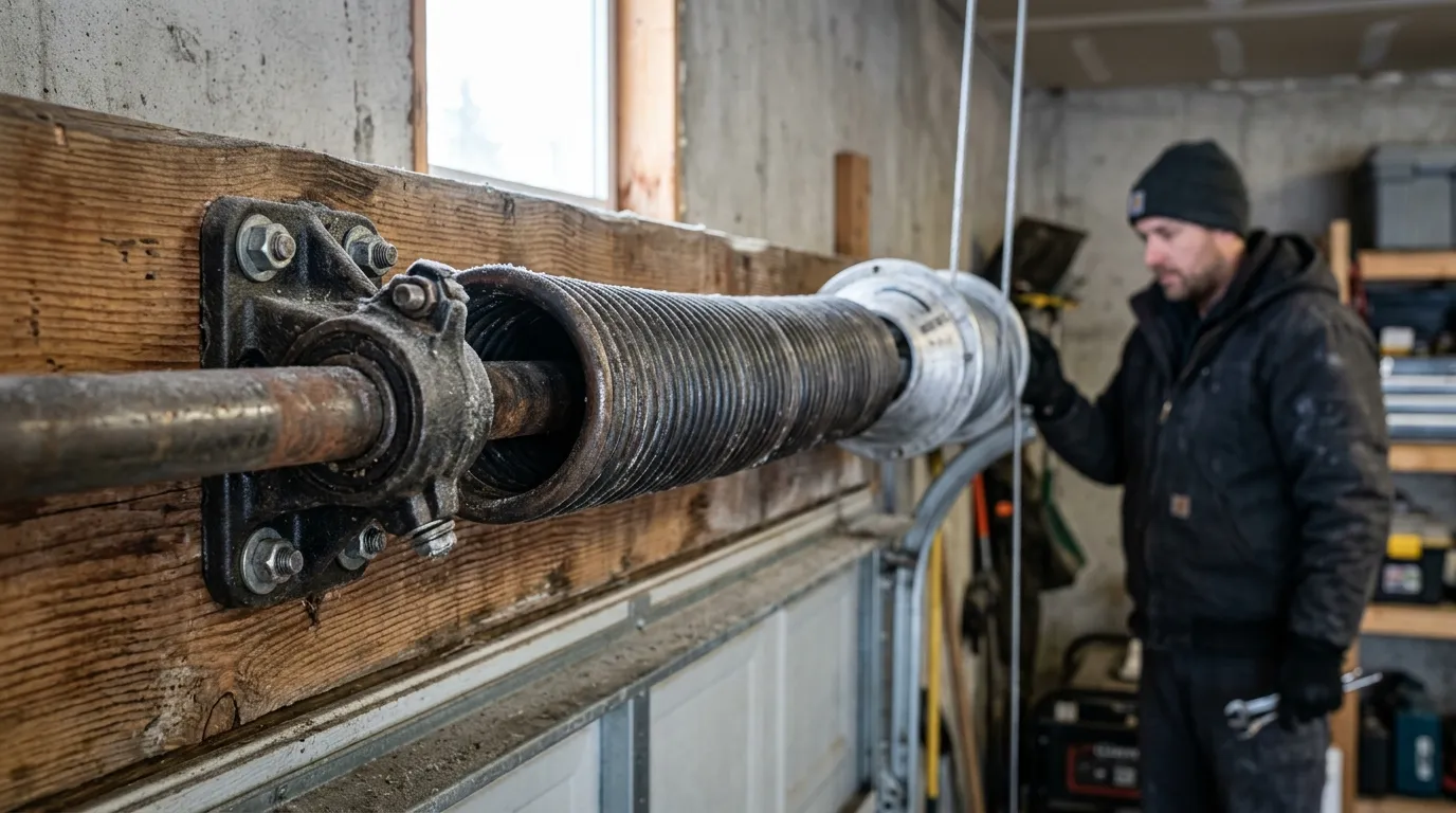 Cold Weather and Older Torsion Springs in Fayetteville